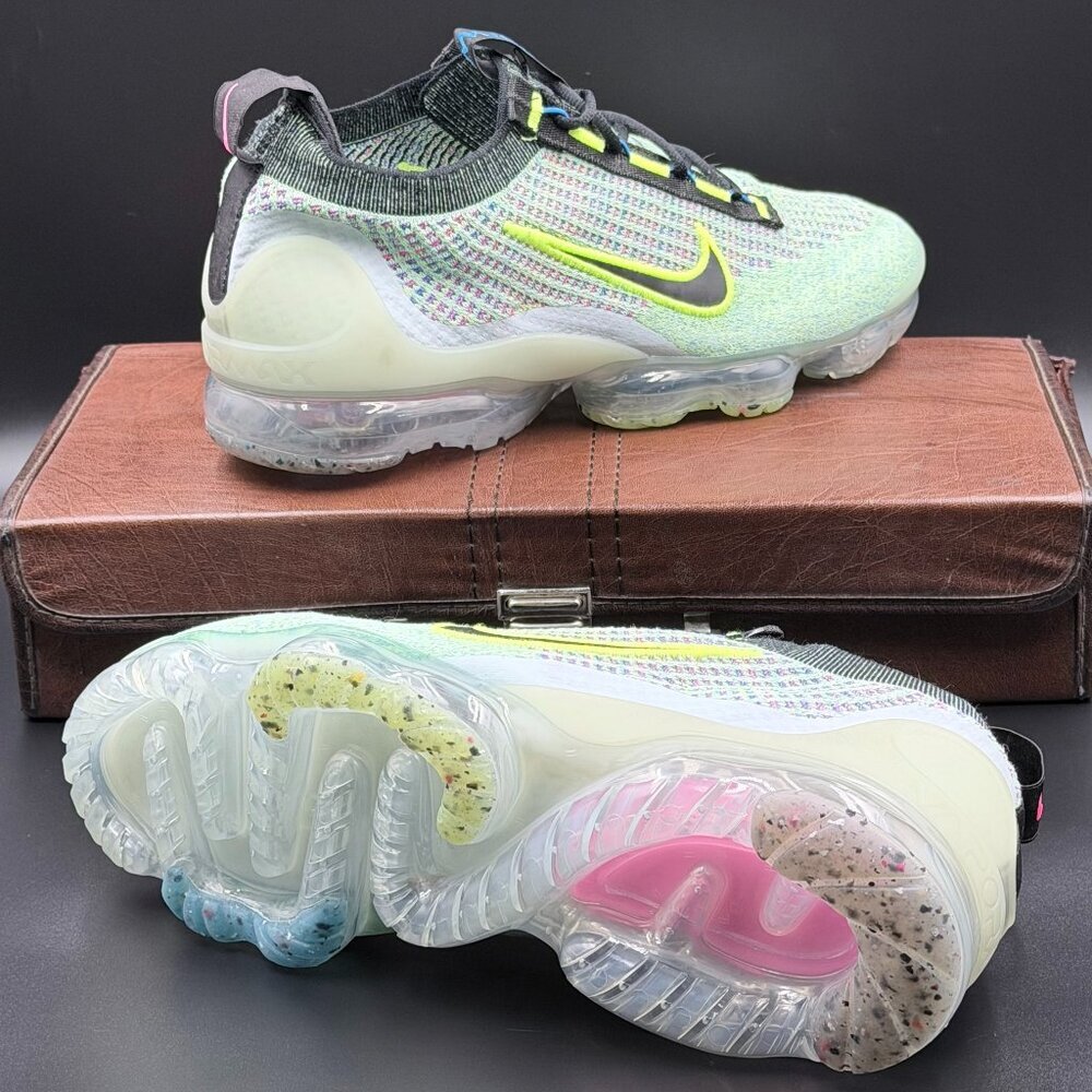 Nike Air VaporMax 2021 Flyknit Next Nature 'Volt Photo Blue'